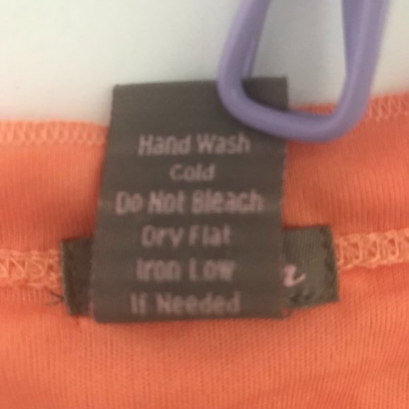 C. Oliver lined A line top size M melon & white - Picture 9 of 9